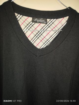 Jersey Burberry Hombre Negro