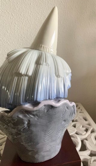 Figura Lladró Cabeza Payaso Porcelana negociable
