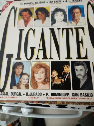 Vinilo Gigante Compilatorio Artistas Españoles