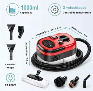 Limpiador a vapor 2500W | Depósito 1000ml