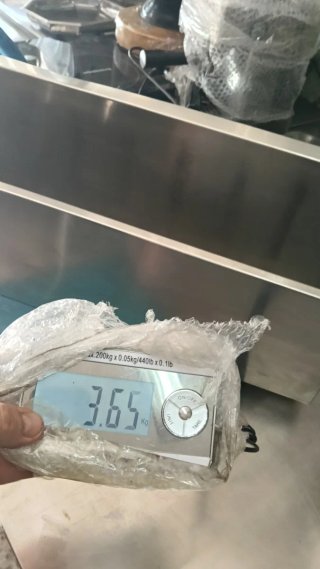 Estantería de acero inoxidable 79cm largo