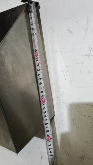 Estantería de acero inoxidable 79cm largo