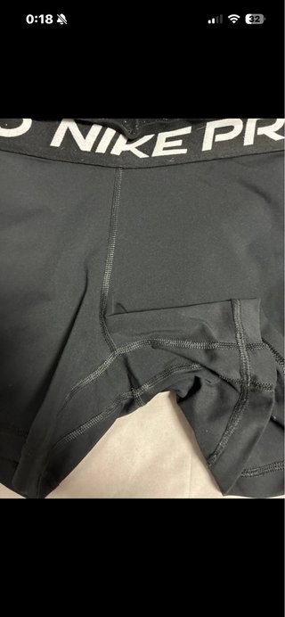 Mallas Nike Pro Cortas Negras Mujer