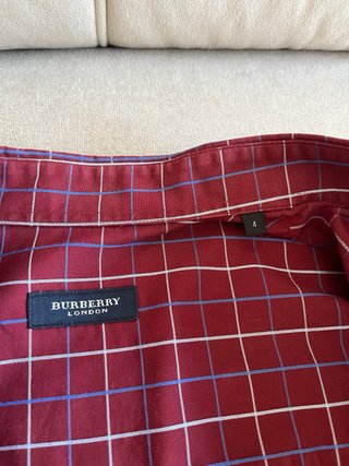 Camisa Burberry London cuadros vintage