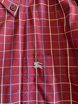 Camisa Burberry London cuadros vintage