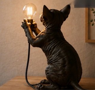 Candeeiro Gato Esfinge Prisma Studio