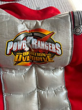 Disfraz Power Ranger Rojo y Plata
