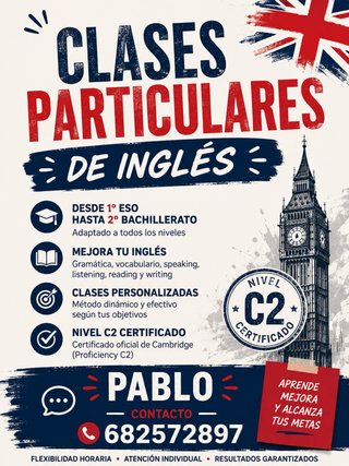 Tutor particular inglés