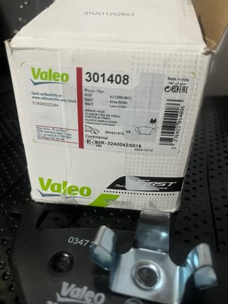Pastillas Freno Delanteras Valeo 301408 Nuevas