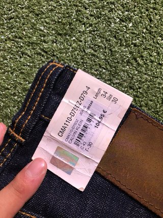 Calvin Klein Jeans Rectos Tono Oscuro Talla W3