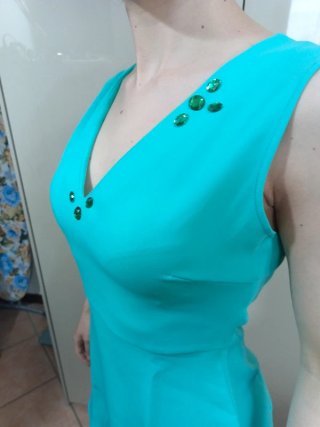 Vestito estivo verde acqua