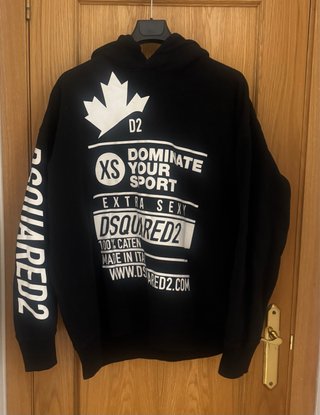 Sudadera Dsquared2 XLL negra