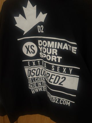 Sudadera Dsquared2 XLL negra