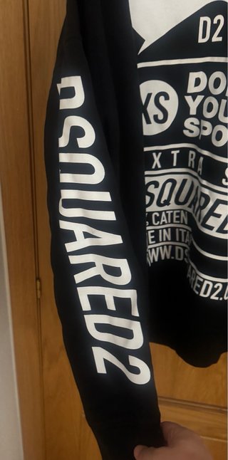 Sudadera Dsquared2 XLL negra