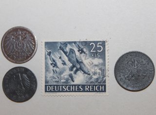 ALEMANIA , LOTE MONEDAS 1942 NAZI III REICH