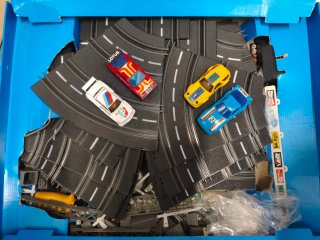 Slot - Scalextric Circuito 8 Coches, 1990