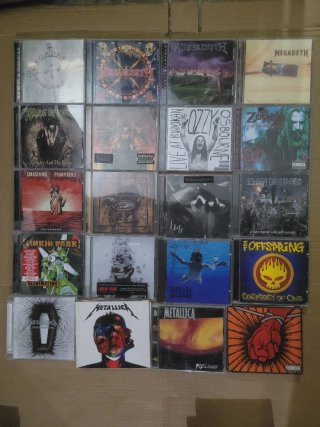 Lote de CDs de Rock, Metal e Internacional