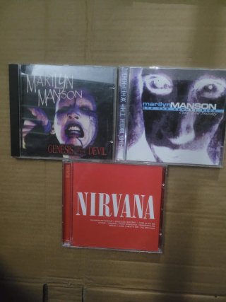 Lote de CDs de Rock, Metal e Internacional