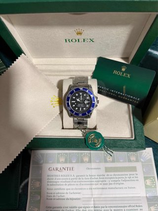 Reloj Negro y Azul