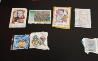 Lotto francobolli stranieri
