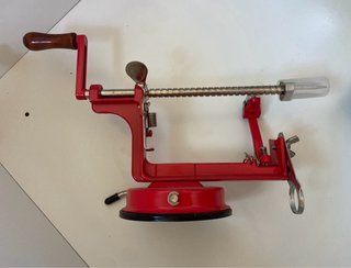 Pelador Manual Rojo