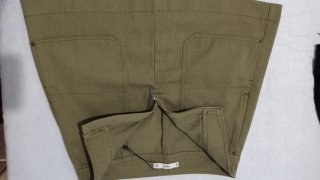 Falda verde estilo cargo