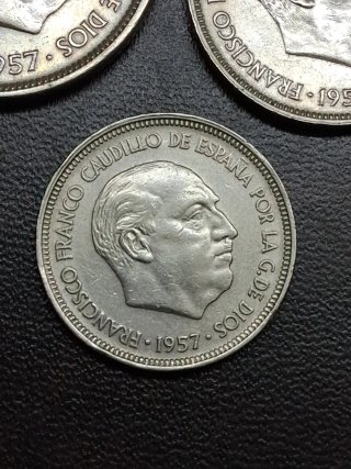 SERIE BA. 3 VALORES. PESETAS. 1957.