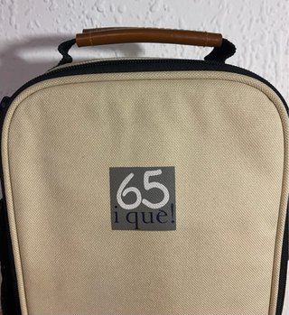 Bolsa Picnic Cava Vino 2 Personas Beige