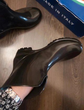 Botas de agua negras