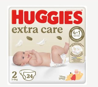 4 Paquetes Pañales Huggies Extra Care Nuevos