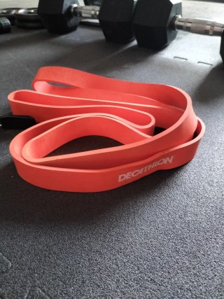 Banda elástica Decathlon musculación
