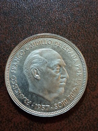 50 Pesetas 1957 Estado Español *73