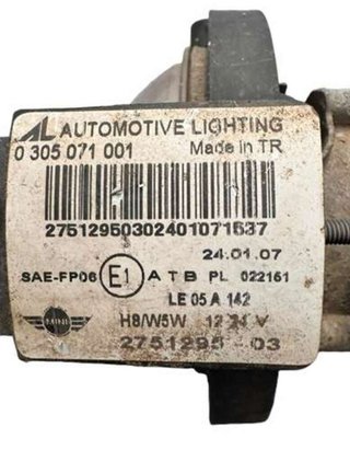 Faro antiniebla der mini 69250509 mini (r56) 61679
