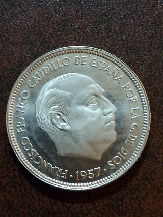 50 Pesetas 1957 Estado Español *74