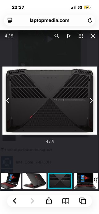 Portátil HP Intel Core i7-8750H