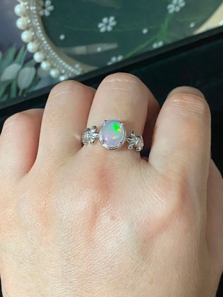 Anillo Ópalo Natural