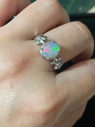 Anillo Ópalo Natural