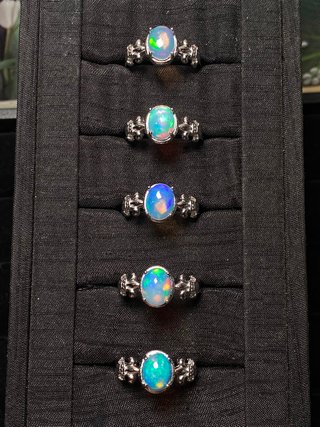 Anillo Ópalo Natural
