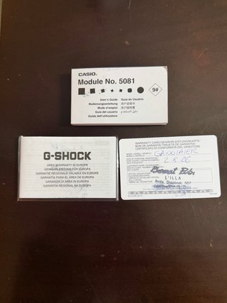 Reloj Casio G-Shock Negro