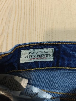 Levi's 724 Mujer Tiro Alto Rectos W26 L28