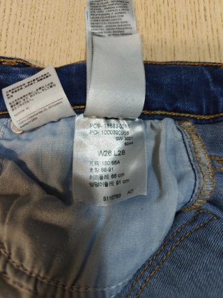 Levi's 724 Mujer Tiro Alto Rectos W26 L28