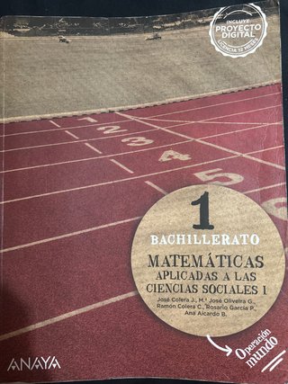 Matemáticas aplicadas a las Ciencias Sociales I...