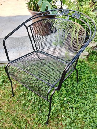 Sillón de Hierro para Jardín/Terraza Vintage
