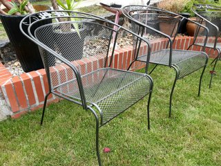Sillón de Hierro para Jardín/Terraza Vintage Silla