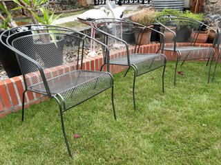 Sillón de Hierro para Jardín/Terraza Vintage Silla