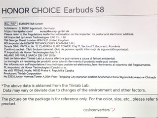 in-ear honor choice earbuds s8