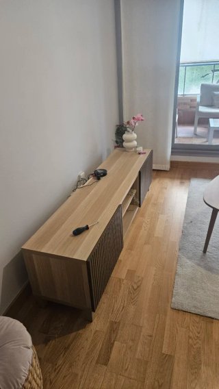 Mesa de centro madera y metal