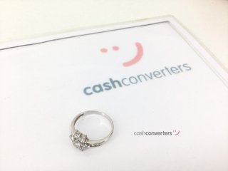 anillo oro 18k con piedra con circonita