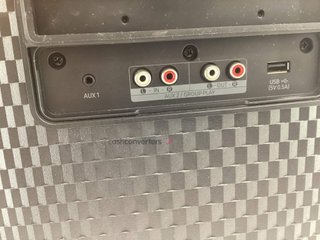 altavoz portatil bluetooth samsung mx-st40b/zf