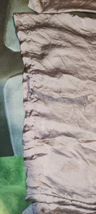 Blusa S Zara Gris satinado